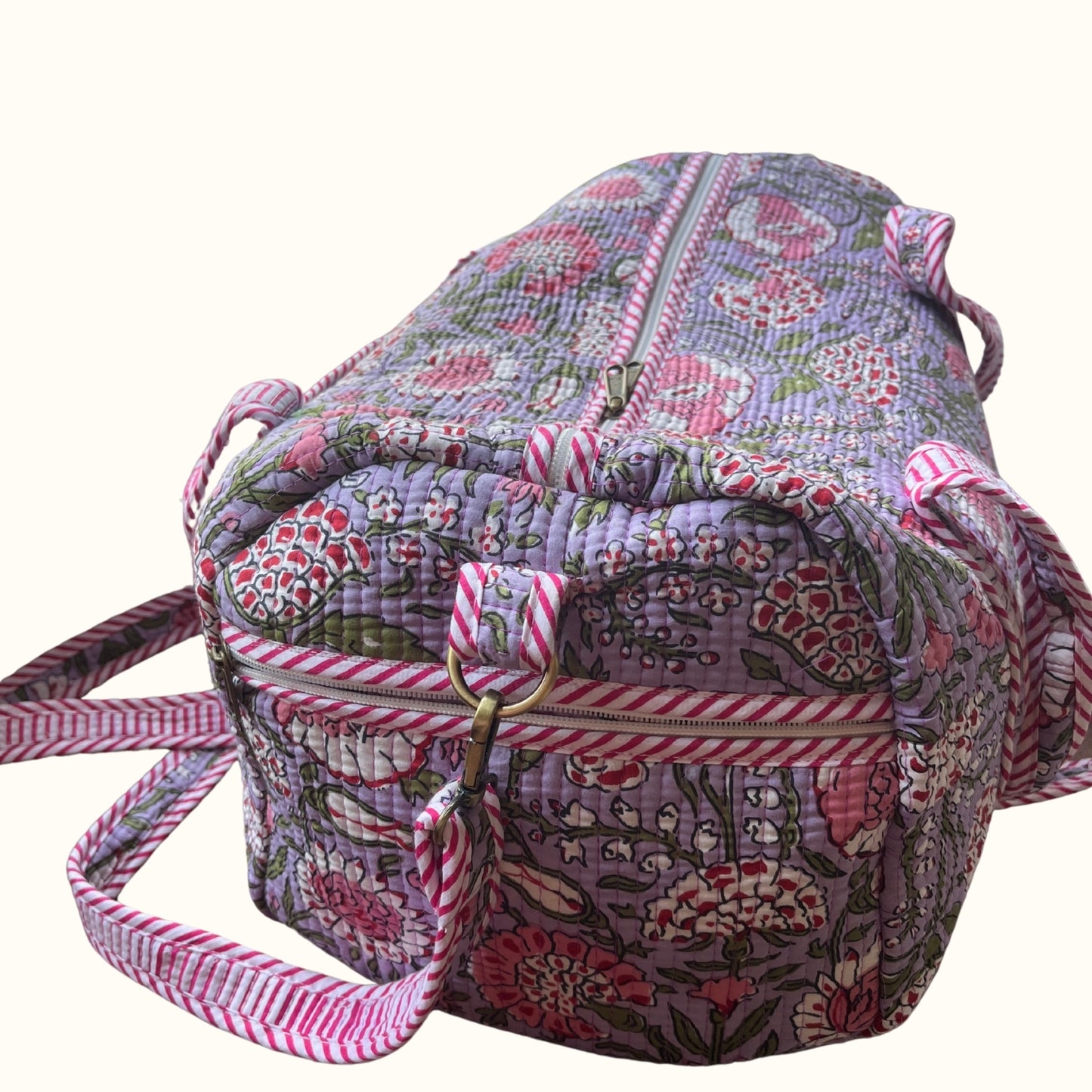 Sac à langer évolutif "Lilas Indian Hortensias"