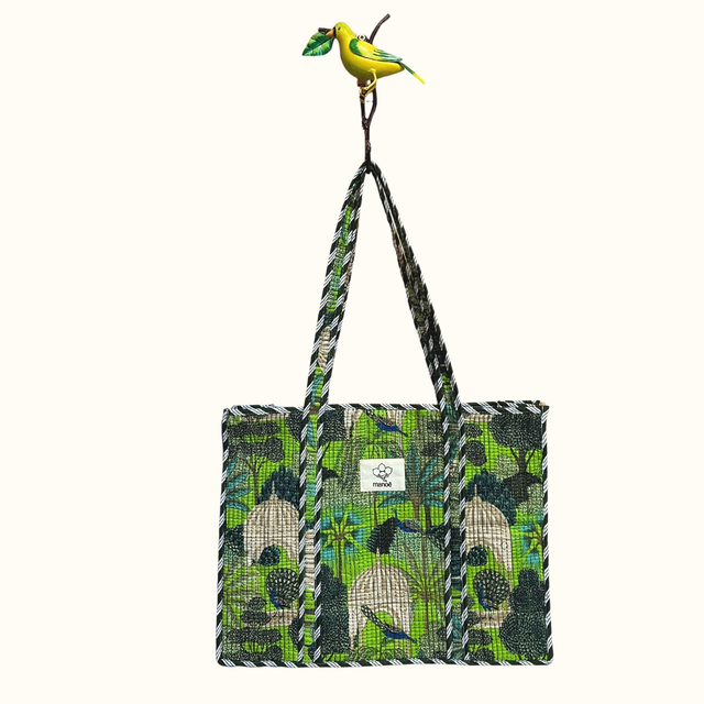 Grand Tote Bag "Peacock garden"