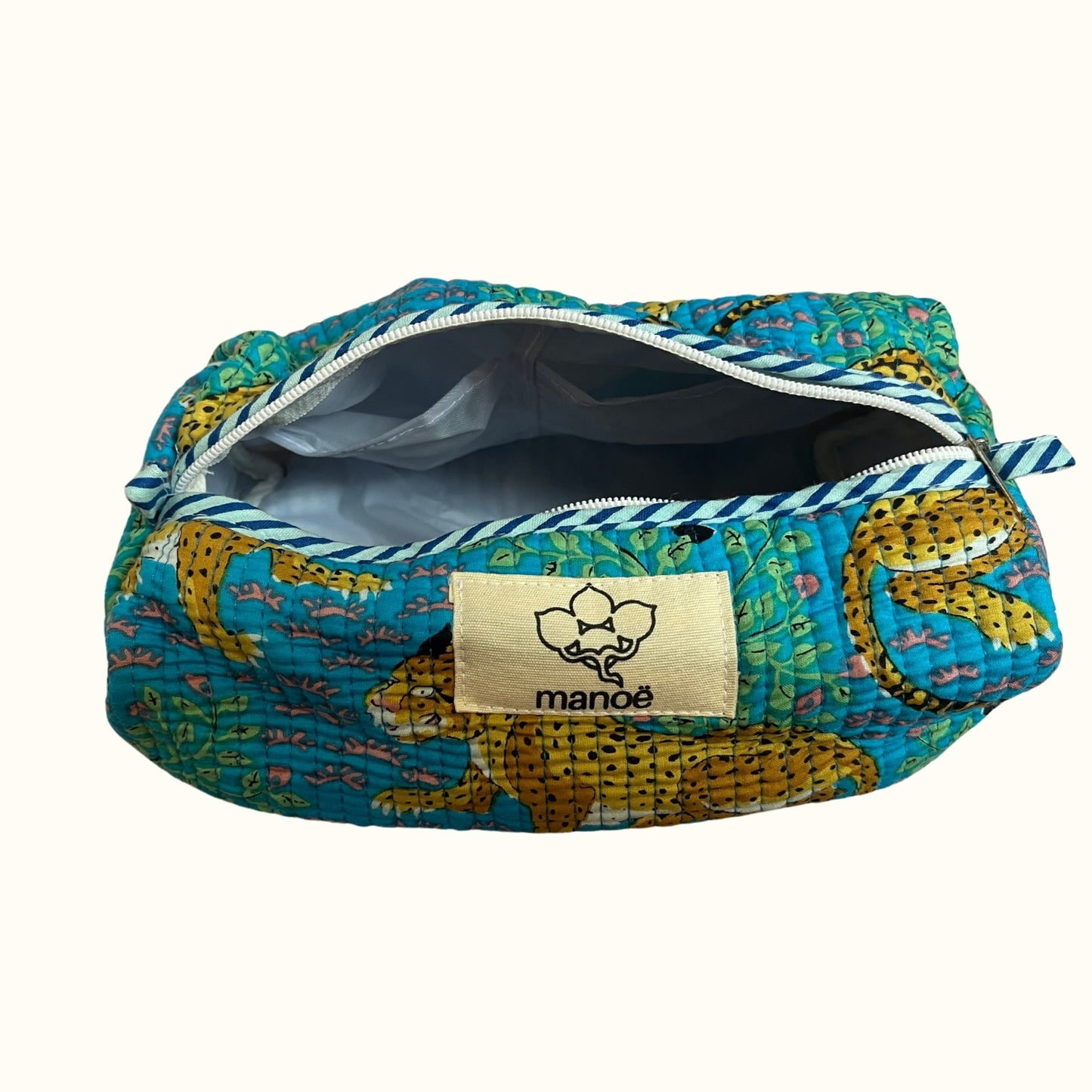 Trousse de toilette "Guépard in the blue"