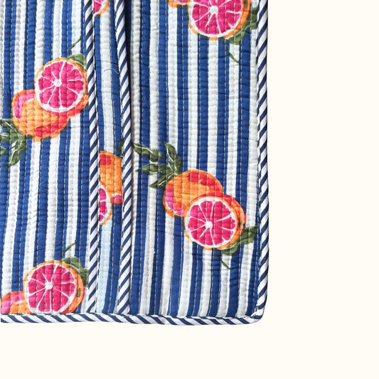 Grand tote bag à Zip  – "Blood Orange Breeze 2.0"