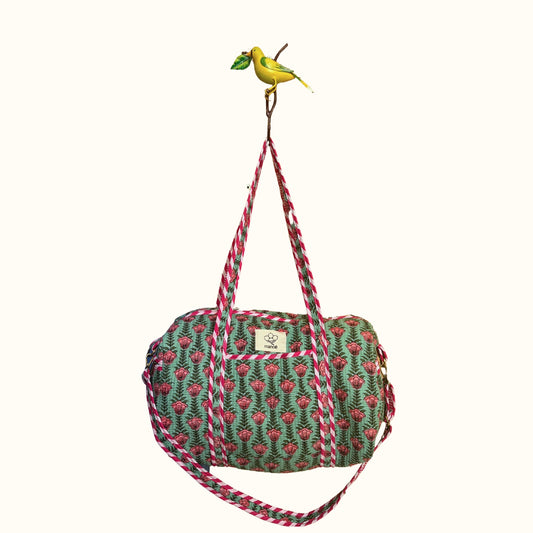 Sac de voyage matelassé – Lotus Flowers Beauty