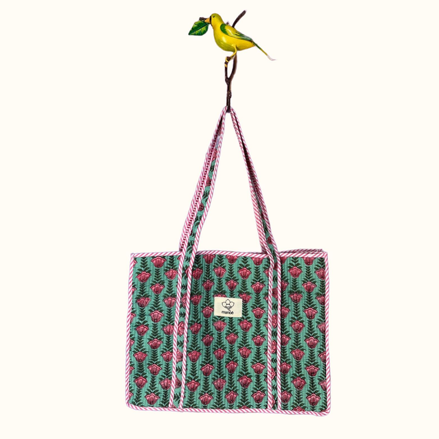 Grand tote bag "Lotus flowers beauty"