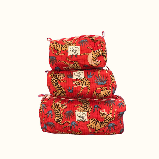 Trousse de toilette "Circus Tigers Red"