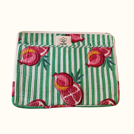 Pochette d'ordinateur "Mint & Pomegranate Splash"