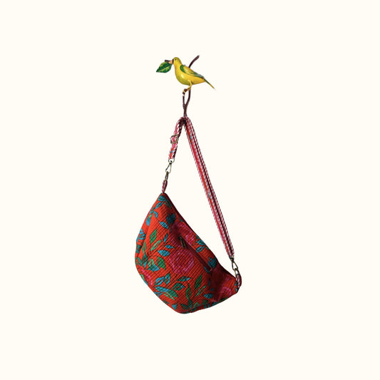 Sac demi-lune matelassé – Rosy Beauty